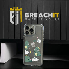 PC029 Mini Dragon Acrylic Black Border Mobile Case - BREACHIT