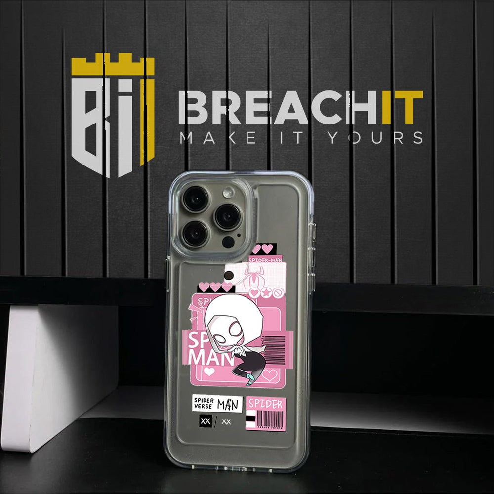 PC030 Spider Verse Acrylic Black Border Mobile Case - BREACHIT