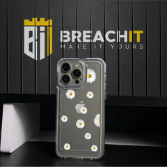 PC032 Flowers Acrylic Black Border Mobile Case - BREACHIT