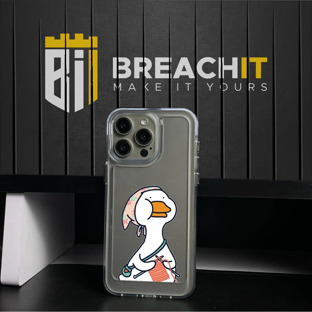 PC043 Duck Acrylic Black Border Mobile Case - BREACHIT