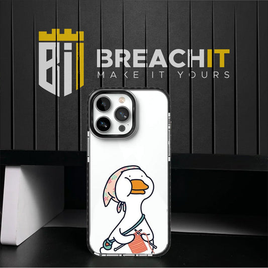 PC043 Duck Acrylic Black Border Mobile Case - BREACHIT