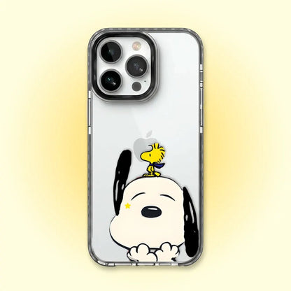 PC047 Snoopy Days Acrylic Black Border Mobile Case - BREACHIT