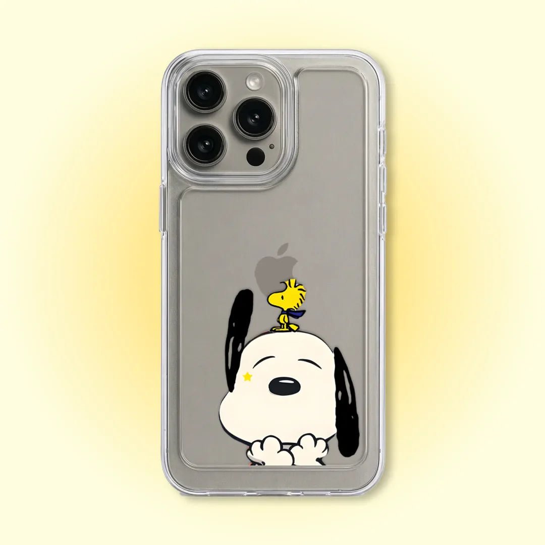 PC047 Snoopy Days Acrylic Black Border Mobile Case - BREACHIT