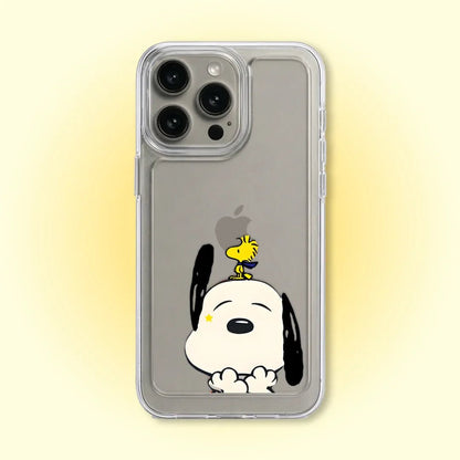 PC047 Snoopy Days Acrylic Black Border Mobile Case - BREACHIT