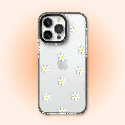 PC049 Floral Mist Acrylic Black Border Mobile Case - BREACHIT