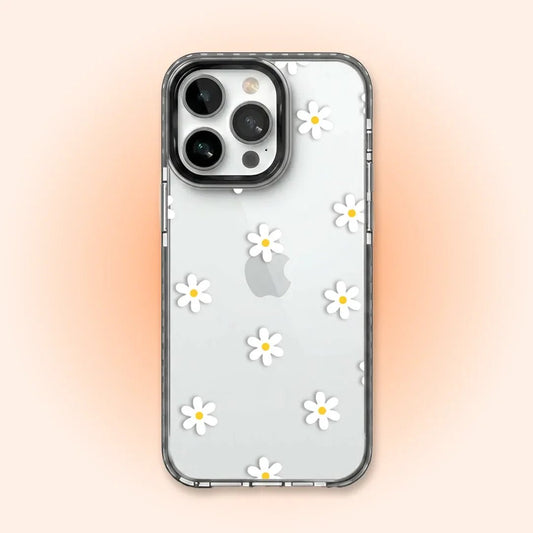 PC049 Floral Mist Acrylic Black Border Mobile Case - BREACHIT