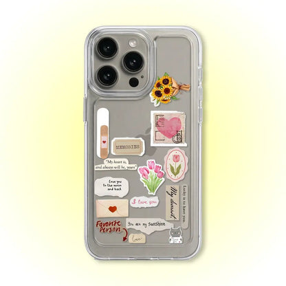 PC051 Sticker Bomb Acrylic Black Border Mobile Case - BREACHIT