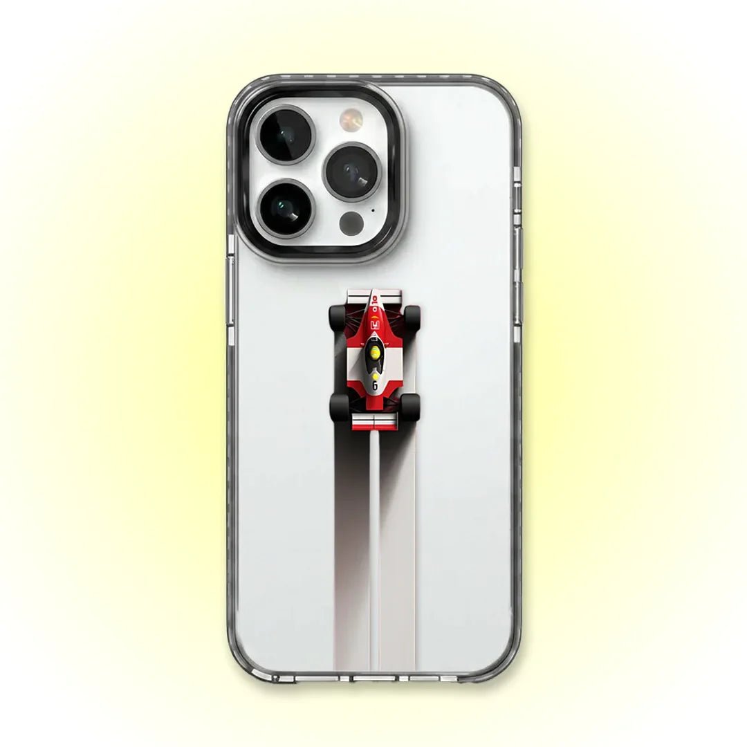 PC063 Dark Elegance Acrylic Black Border Mobile Case - BREACHIT