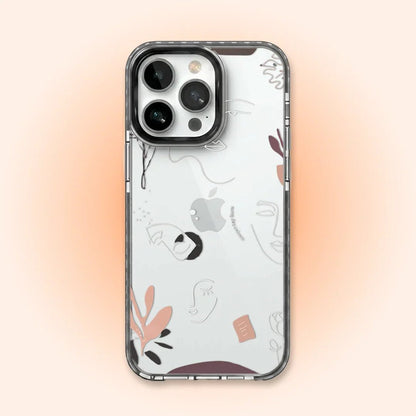 PC064 Petal Drift Acrylic Black Border Mobile Case - BREACHIT