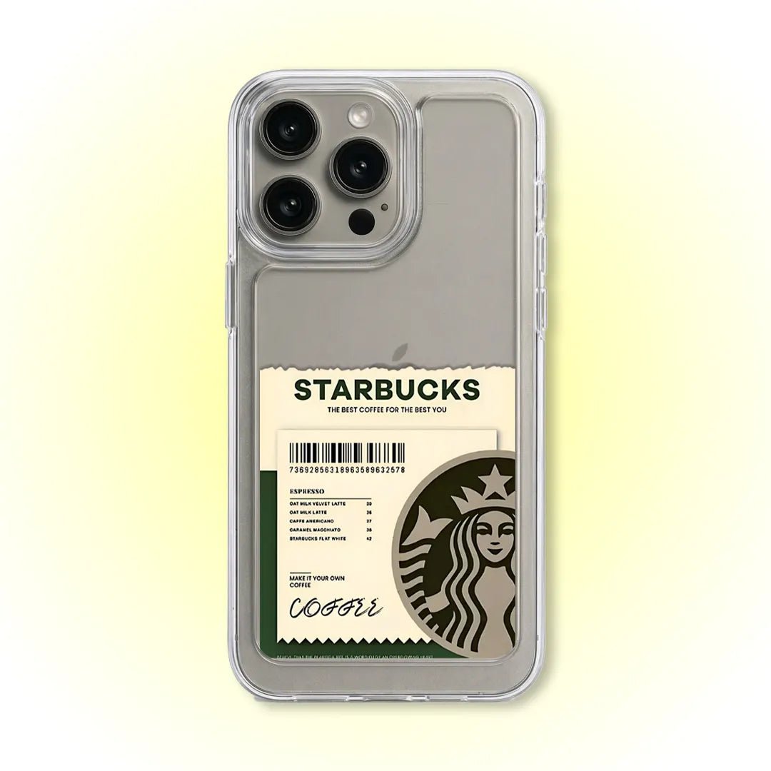 PC065 Starbucks Mood Acrylic Black Border Mobile Case - BREACHIT