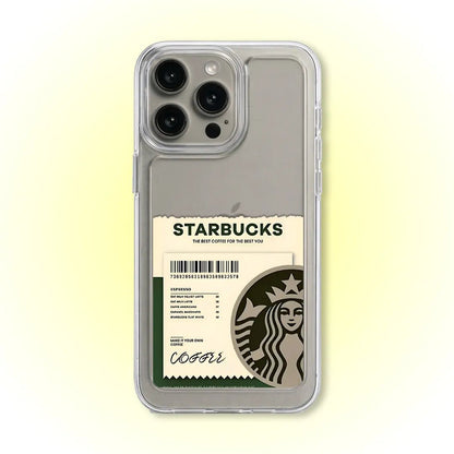 PC065 Starbucks Mood Acrylic Black Border Mobile Case - BREACHIT