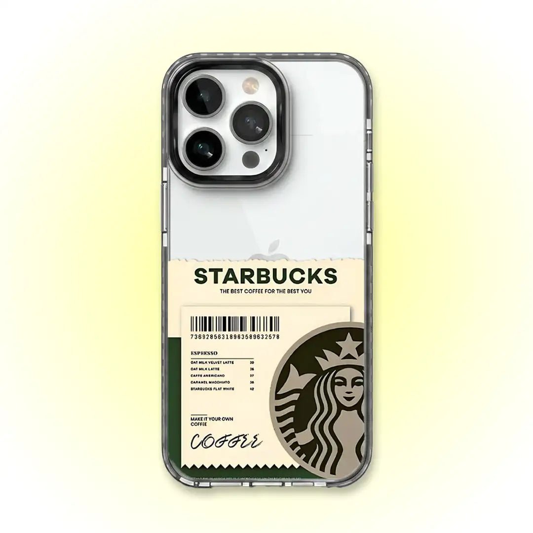 PC065 Starbucks Mood Acrylic Black Border Mobile Case - BREACHIT