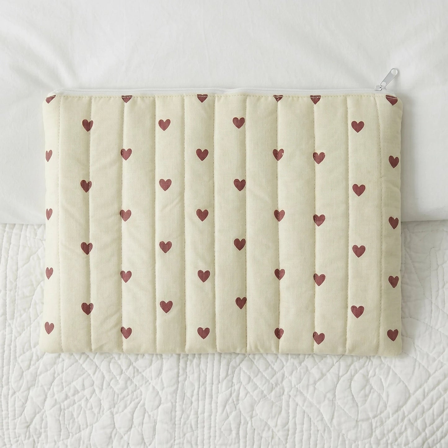 Petit Coeur Quilt Puffer Laptop Sleeve - BREACHIT