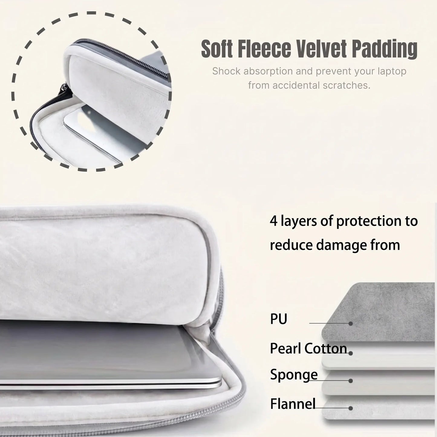 Petit Coeur Quilt Puffer Laptop Sleeve - BREACHIT