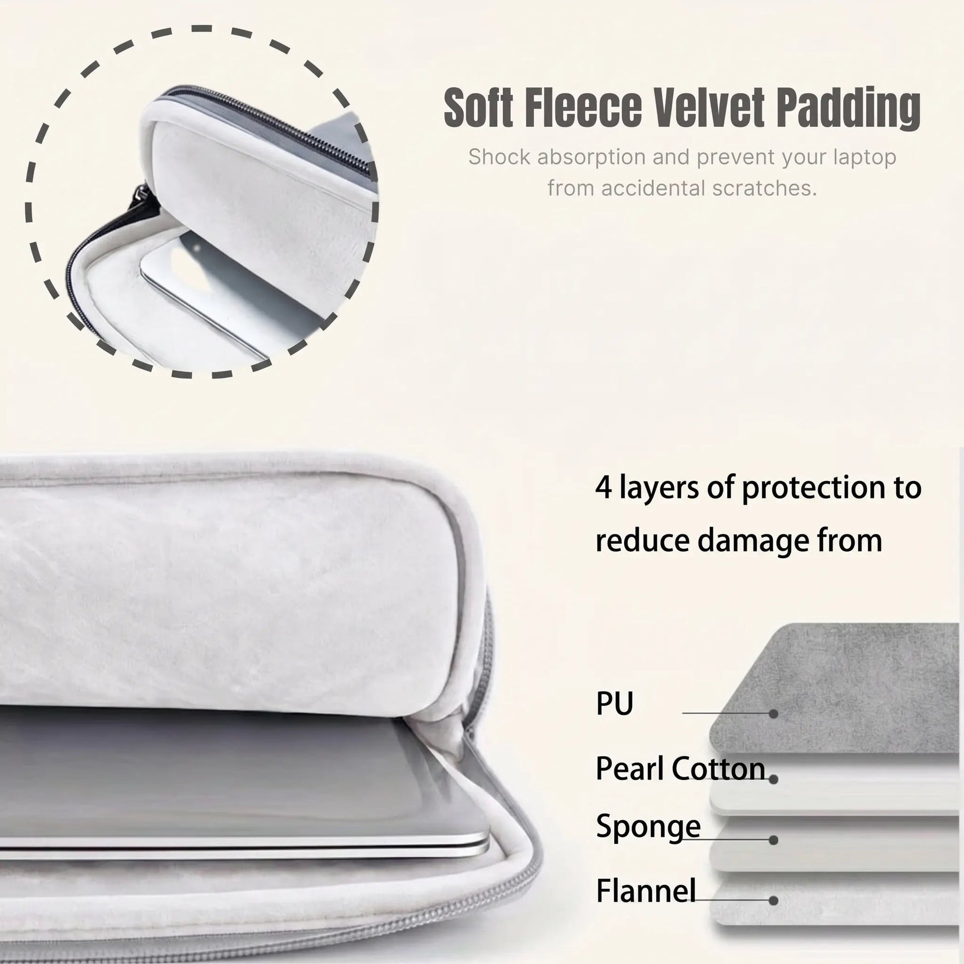 Petit Coeur Quilt Puffer Laptop Sleeve - BREACHIT