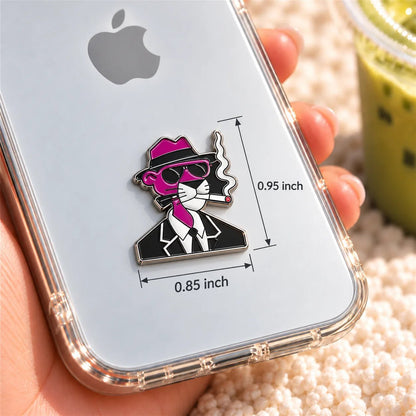 Pink Panther - Adhesive Metal Charm - BREACHIT