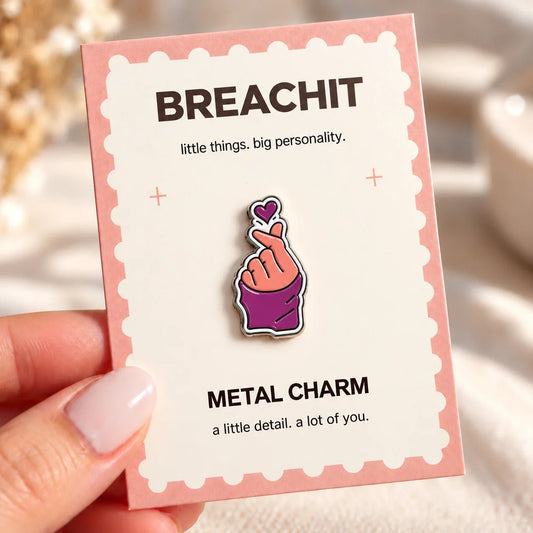 Pookie - Adhesive Metal Charm - BREACHIT