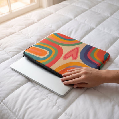 Retro Spectrum Premium Laptop Sleeve - BREACHIT