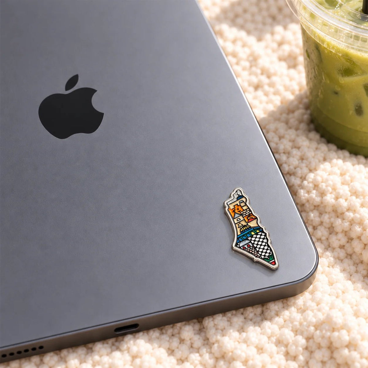 Roots & Routes - Adhesive Metal Charm - BREACHIT