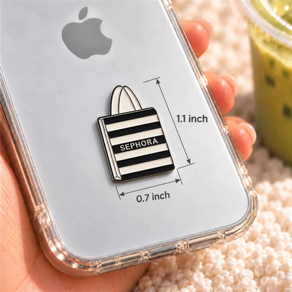 Sephora Bag - Adhesive Metal Charm - BREACHIT