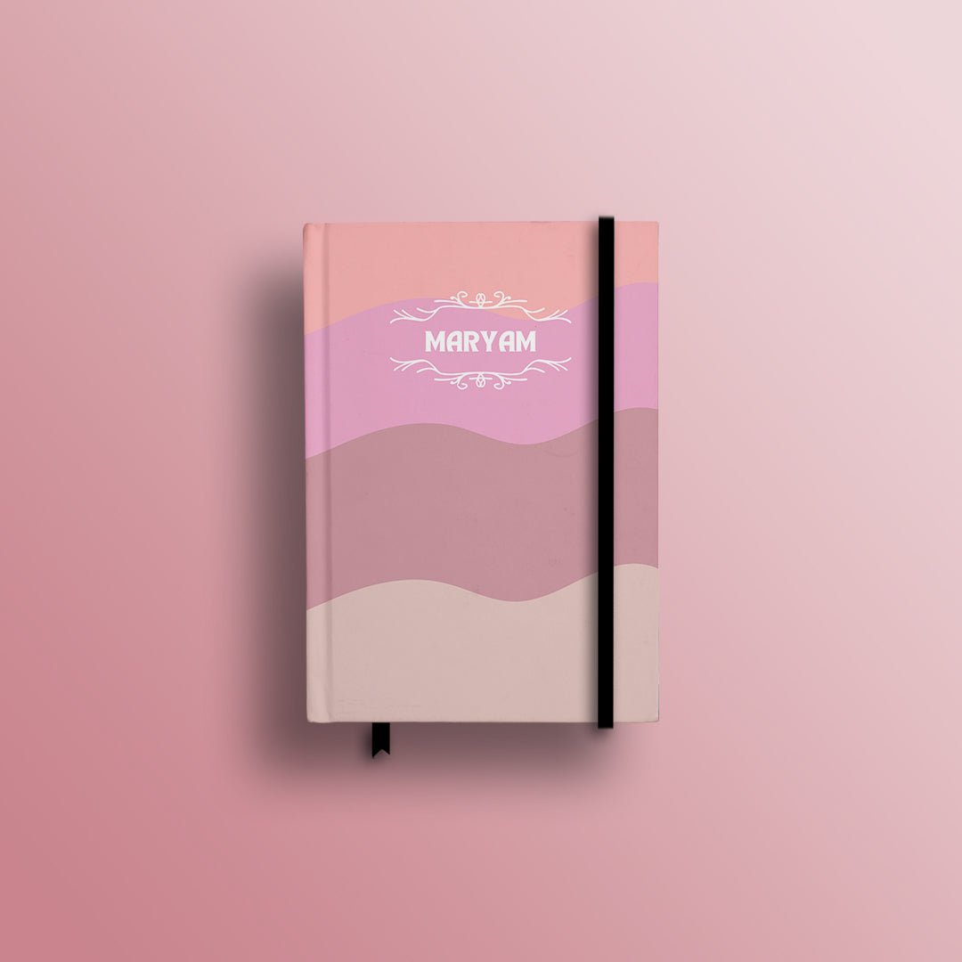 SJ014 - Blush Waves Scribble Journal - BREACHIT