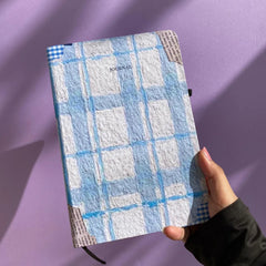 SJ021 - Plaid Thoughts Scribble Journal - BREACHIT
