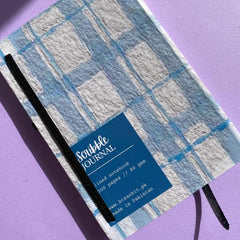 SJ021 - Plaid Thoughts Scribble Journal - BREACHIT