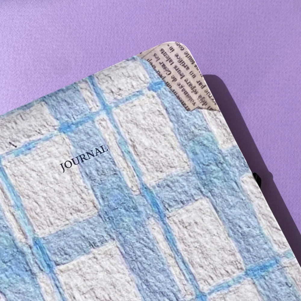 SJ021 - Plaid Thoughts Scribble Journal - BREACHIT