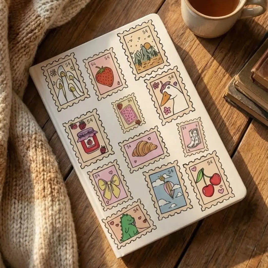 SJ025 - Berry Sweet Postage Scribble Journal - BREACHIT
