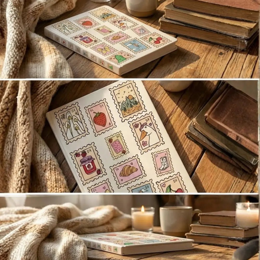 SJ025 - Berry Sweet Postage Scribble Journal - BREACHIT