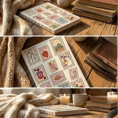 SJ025 - Berry Sweet Postage Scribble Journal - BREACHIT