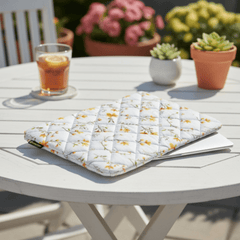 Sunlit Bloom Quilt Puffer Laptop Sleeve - BREACHIT