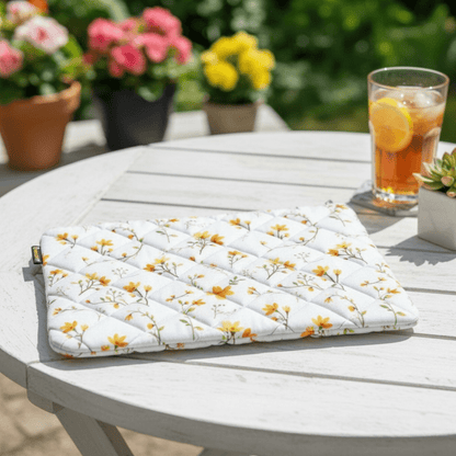 Sunlit Bloom Quilt Puffer Laptop Sleeve - BREACHIT