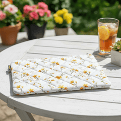 Sunlit Bloom Quilt Puffer Laptop Sleeve - BREACHIT