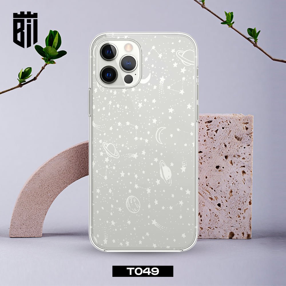 T049 Galaxy Transparent Design Mobile Case - BREACHIT