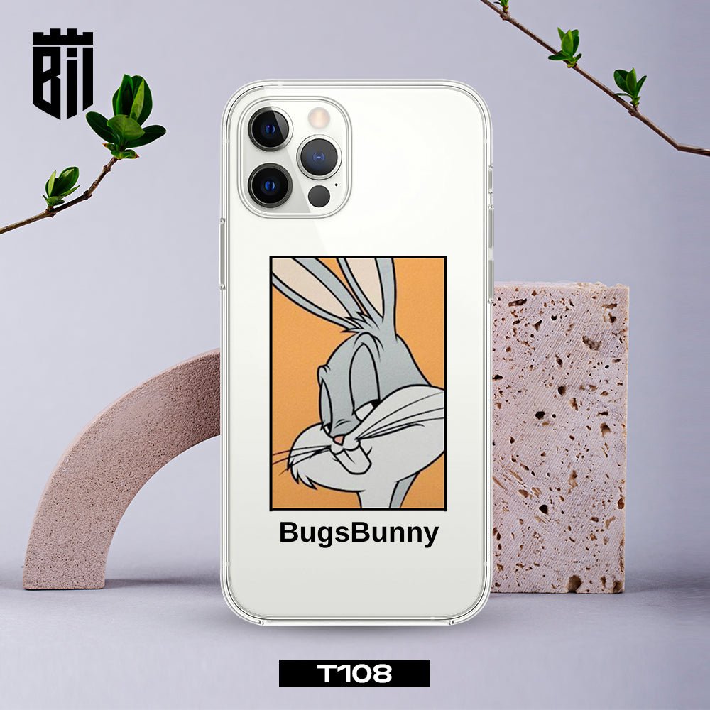 T108 Bugs Bunny Transparent Design Mobile Case - BREACHIT