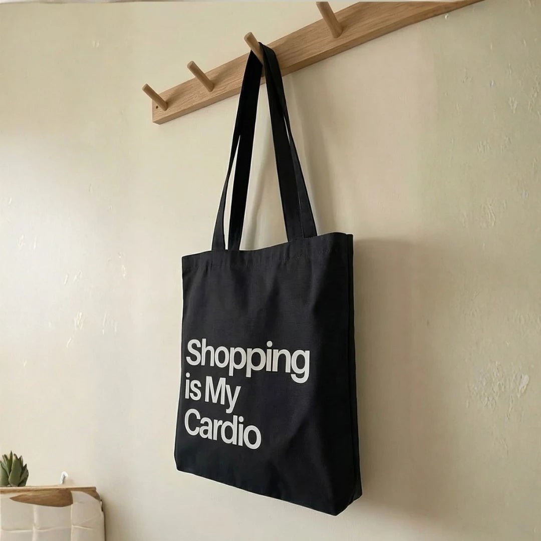 TB050 Shopping Is My Cardio Tote Bag - BREACHIT
