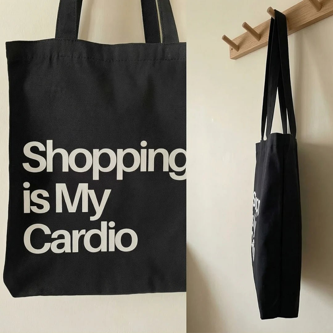 TB050 Shopping Is My Cardio Tote Bag - BREACHIT