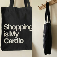 TB050 Shopping Is My Cardio Tote Bag - BREACHIT