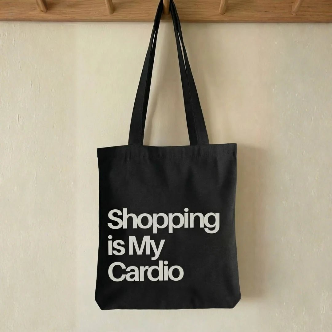 TB050 Shopping Is My Cardio Tote Bag - BREACHIT