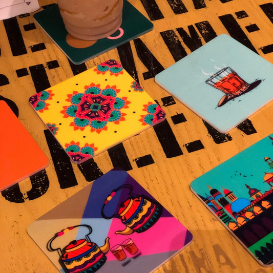 TC07 - Lemonade Blossom Tea Coaster - BREACHIT