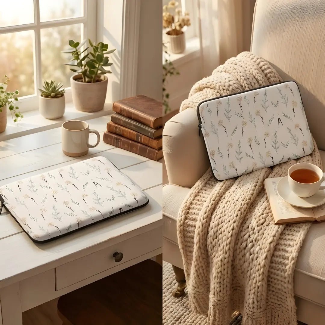 Terracotta Garden Laptop Sleeve - BREACHIT