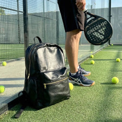 The Black Gold Voyager Leatherite Backpack - BREACHIT