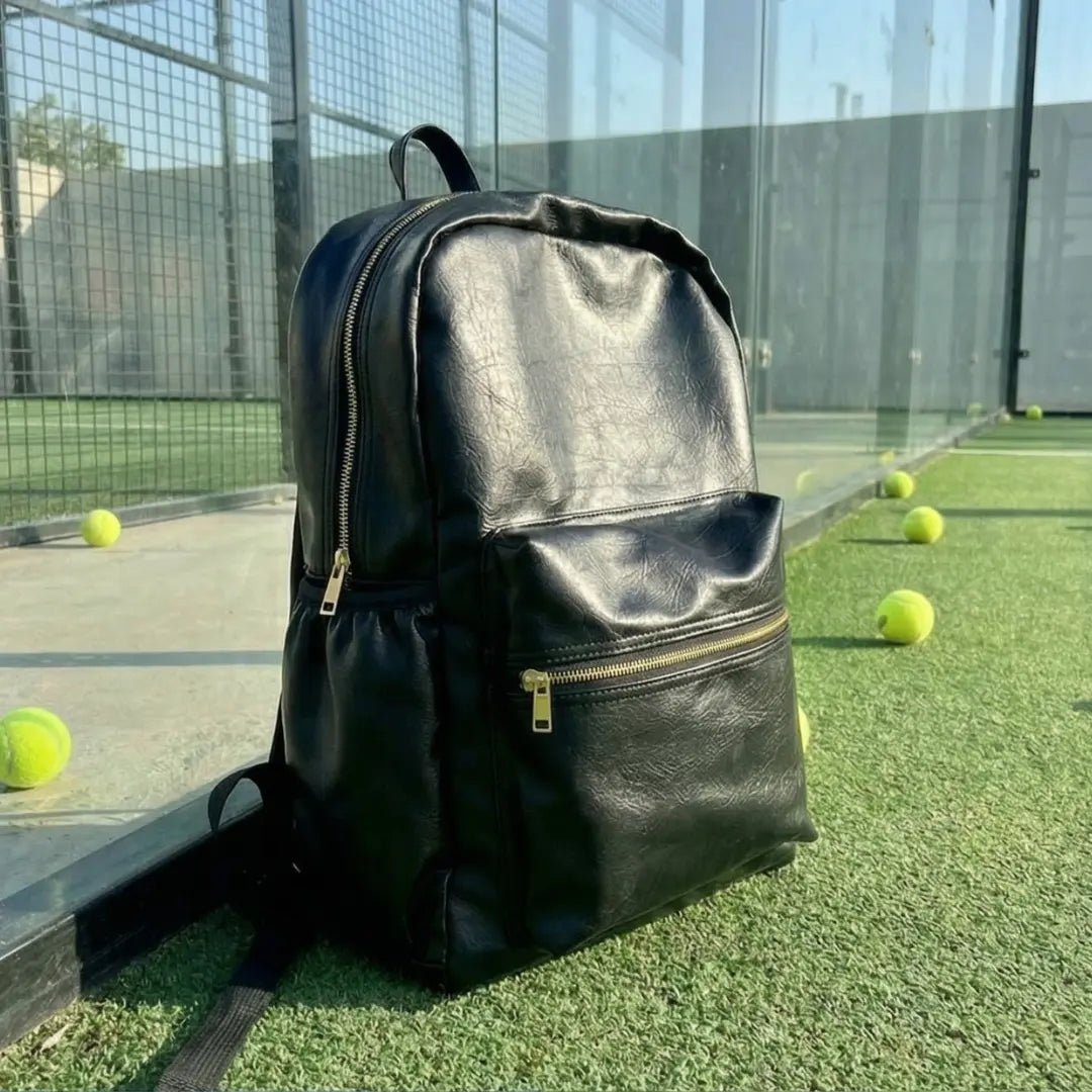 The Black Gold Voyager Leatherite Backpack - BREACHIT