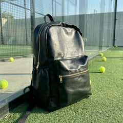 The Black Gold Voyager Leatherite Backpack - BREACHIT