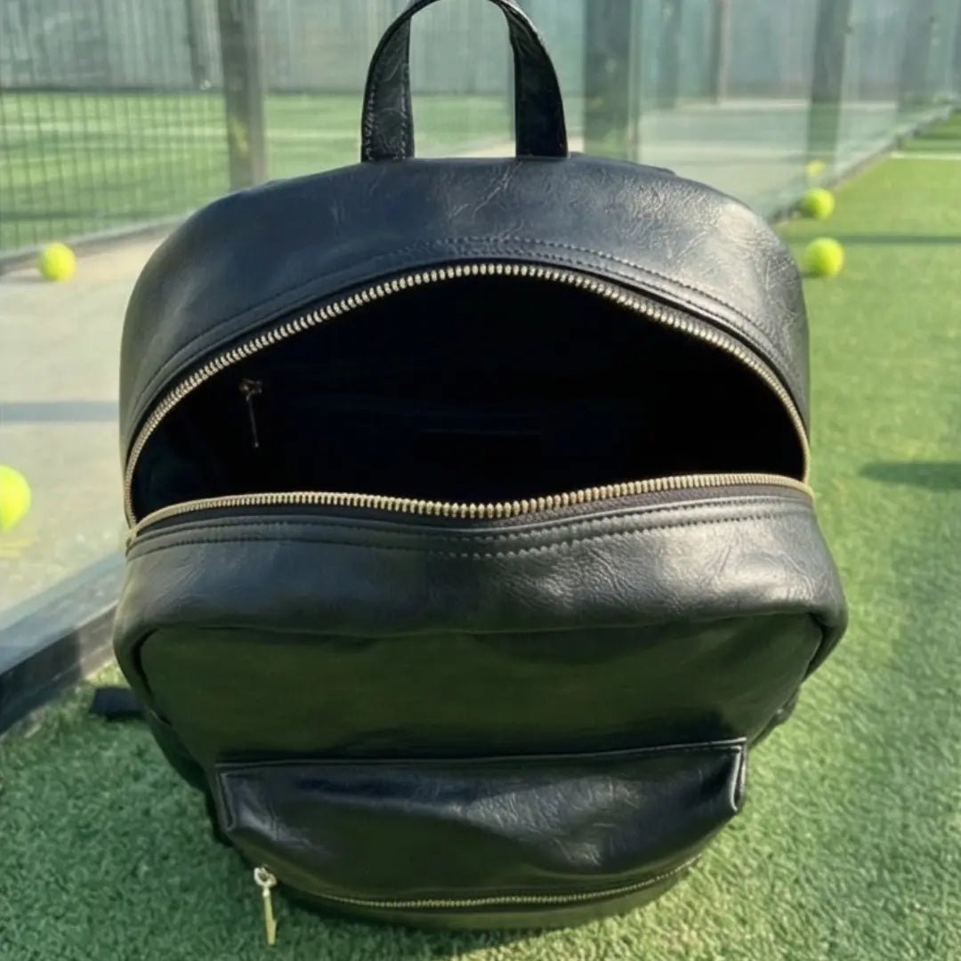 The Black Gold Voyager Leatherite Backpack - BREACHIT