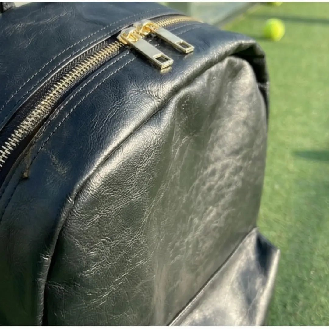 The Black Gold Voyager Leatherite Backpack - BREACHIT