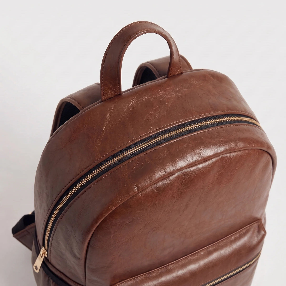 The Brown Voyager Leatherite Backpack - BREACHIT