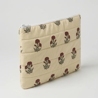 The Saffron Quilt Puffer Laptop Sleeve - BREACHIT