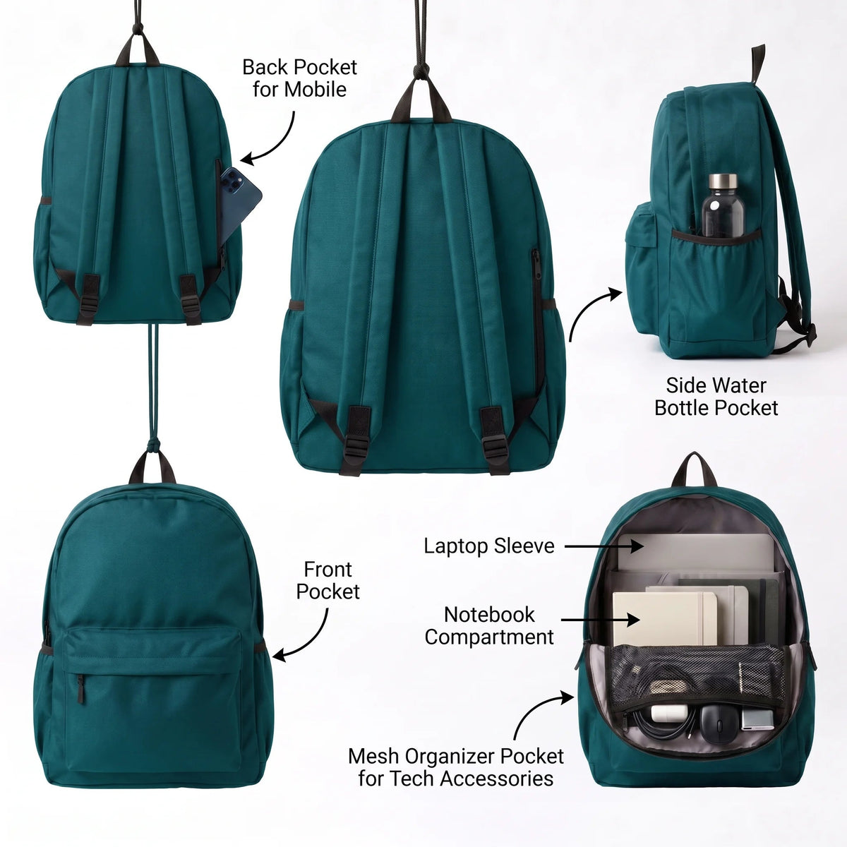Urban Teal Backpack - BREACHIT